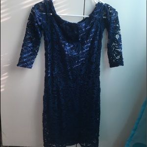 Navy homecoming dress